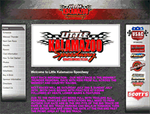 Tablet Screenshot of littlekalamazoospeedway.com